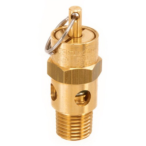  Control Devices ST2512-0A125 Soft Seat Safety Valve, 125 PSI, 1/8 Inch NPT Inlet, Min Order Qty 50 