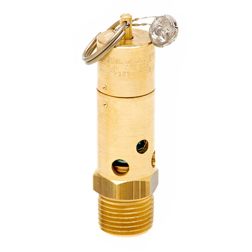  Control Devices SF50-0A125 Soft Seat Safety Valve, 125 PSI, 1/2 Inch NPT Inlet, Min Order Qty 50 