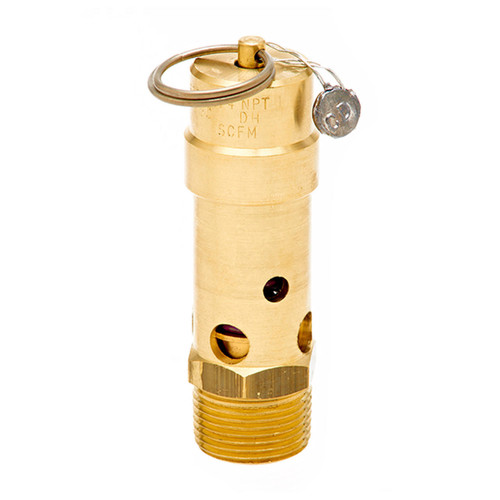  Control Devices SB50-1A125 Soft Seat Safety Valve With Vibra Seal, 125 PSI, 1/2 Inch NPT Inlet, Min Order Qty 50 