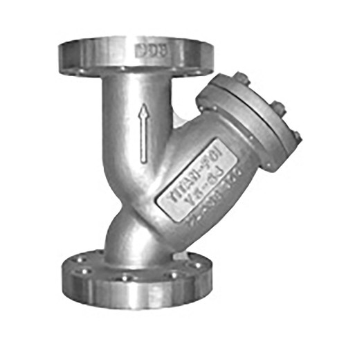  Titan Flow Control YS64S0250 2 1/2 Inch Y Strainer, Stainless Steel, ANSI Class 600, Flanged Ends, Bolted Cover, Plugged Blow-off 