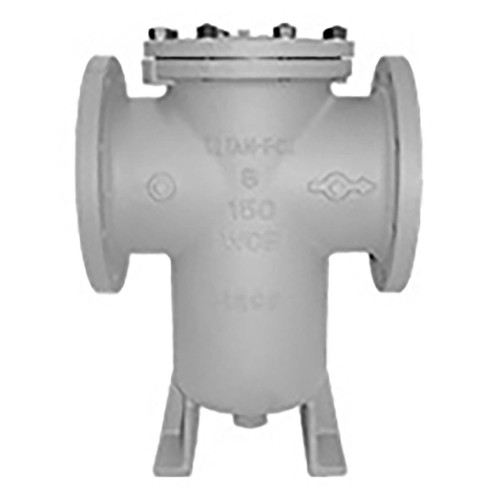  Titan Flow Control BS85C1200 12 Inch Basket Strainer, Carbon Steel, ASME Class 150, Flanged Ends, Bolted Cover, Epoxy Painted 