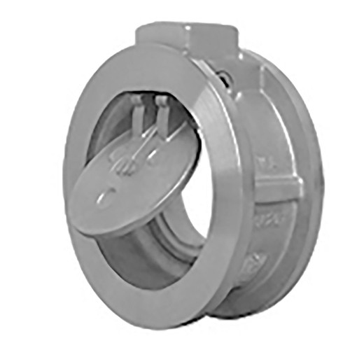  Titan Flow Control CV34CSV0600 6 Inch Check Valve, Wafer Type, Carbon Steel Body, Viton Seat 