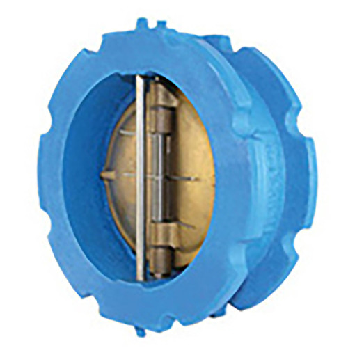  Titan Flow Control CV41DBB0200 2 Inch Check Valve, Wafer Type, Ductile Iron Body, Buna-N Seat 