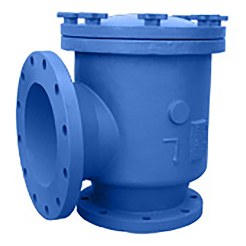  Titan Flow Control SD22I2.5X2.5 2 1/2 Inch X 2 1/2 Inch Suction Diffuser Strainer, Cast Iron, Flanged Ends, ASME Class 125, Epoxy Painted 