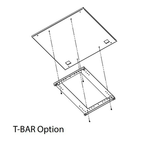  King Electric KDS-T-BAR Adaptor For T-Bar Ceiling (KDSA) (Kit) 