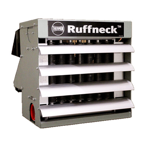  Ruffneck HP1-36-A1A1-1H High Pressure Heat Exchanger Unit Heater,  36" Fan, 3 Rows Finned Tubes, 1 Pass, 575V/3Ph General Purpose Motor 