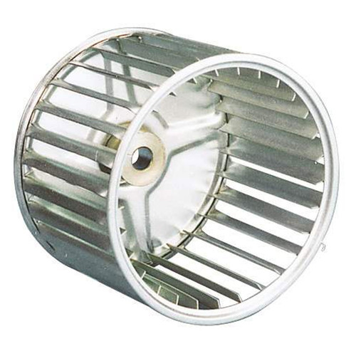 Lau 02048765 WHL 8 In Diameter X 4 In Width, Single Inlet Blower Wheel, Galvanized Image 1