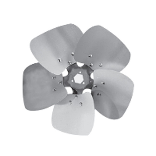 Lau Parts Lau 60720401 Y02Y12A1219CCW 12 Inch Diameter 5 Blade Heavy Duty Condenser Style Propeller, Aluminum, Min Order Qty 2 