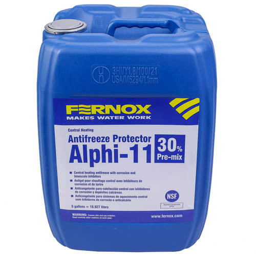  Fernox 174819-0005 Alphi-11 30% Premixed Anti Freeze With Protector, 5 Gallons 