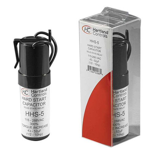 Hartland Controls HartlandControls HHS-5 Hard Start Kit, HHSS5999, 43-55MD/SPP5  115-288V 