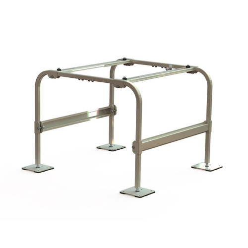  Quick-Sling QSMS2404 24 Inch High Large Mini Split Stand - Extra Wide With 2 Rails 