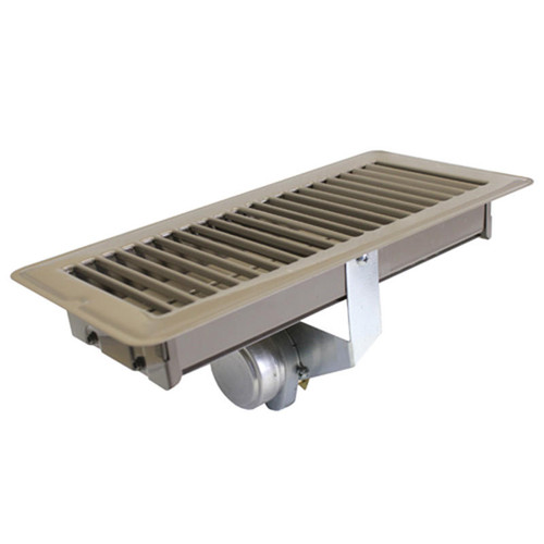 IO HVAC Controls iO HVAC Controls MZR-1404-B-PO 14 Inch X 4 Inch Brown Motorized Zone Register 