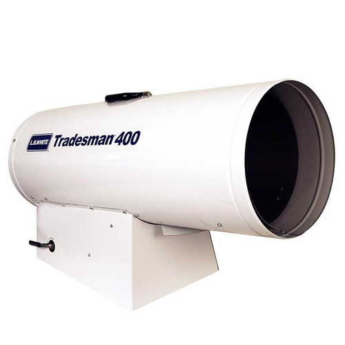  LB White Tradesman 400 Heater, Propane 400,000 BTU/HR 