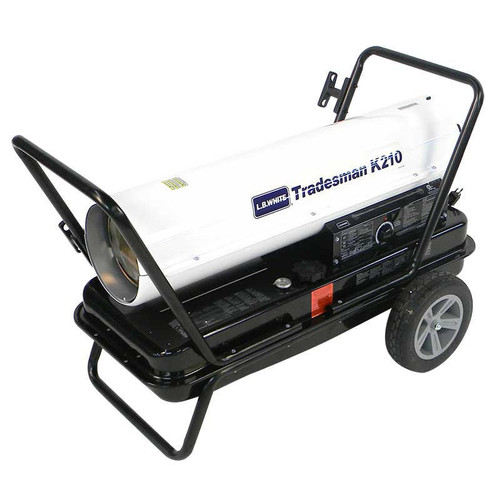  LB White Tradesman K210 Heater, Kerosene 210000 BTU/HR 