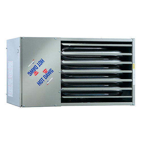  Modine HDS125SS0111FBAN, Sep. Comb, Natural Gas, 115V, Stainless, 125000 BTUH Input, Finger Proof Guard, 1 Stage Control, Propeller Fan 