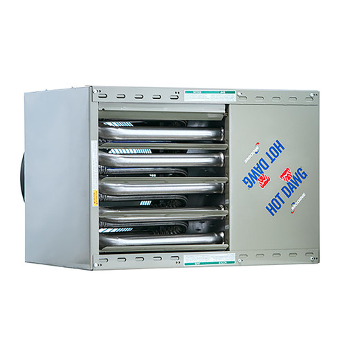  Modine HD30SS0121FBAN, Propane, 115V, Stainless, 30000 BTUH Input, Finger Proof Guard, 1 Stage Control, Propeller Fan 