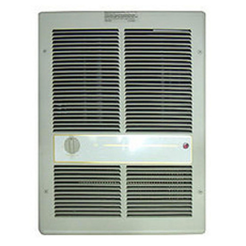  Markel F3316T2SRP Fan Forced Wall Heater, Ivory Color, With Thermostat And Summer Fan Switch, 4000 Watts, 208V/1Ph 