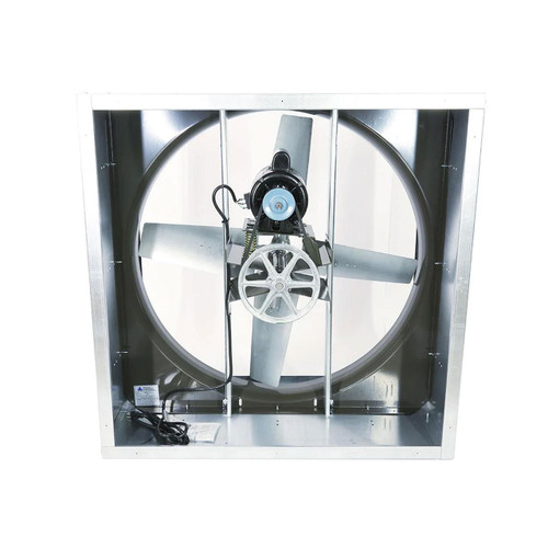  Triangle VI3613-V 36 Inch Belt Drive Industrial Exhaust Fan, 10,800 CFM At 0 Inches Static, 115V 1PH 1/2HP 