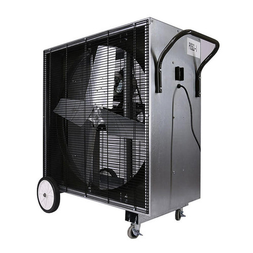  Triangle PVI3613X 36 Inch Belt Drive Portable Box Fan, 10,800 CFM, 230/460 Volts 3 Phase 1/2HP 