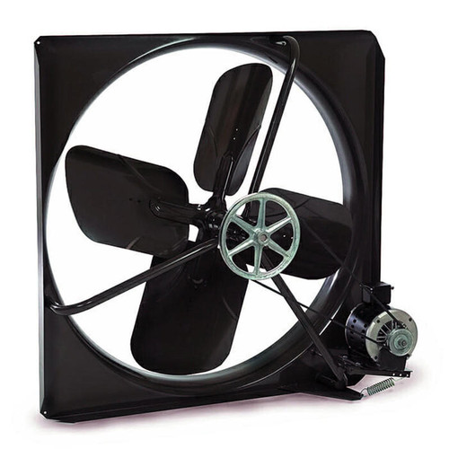  Triangle V3614-X 36 Inch Belt Drive Commercial Wall Exhaust Fan, 12,100 CFM At 0 Inches Static, 230/460V 3PH 3/4HP 