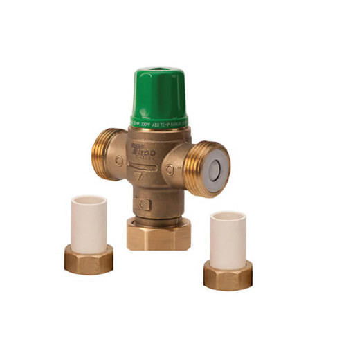  Taco 5002-HX-B3 Mixing Valve Heating Only No ASSE, Adjustment 85-176¬∞F, 1/2" CPVC Union Connections 