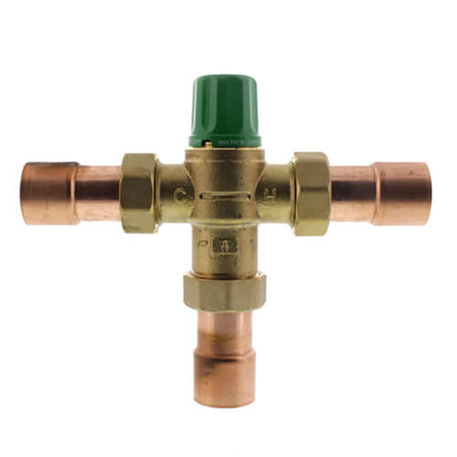  Taco 5004-HX-C3 Mixing Valve Heating Only No ASSE, Adjustment 85-176¬∞F, 1" Sweat Union Connections 