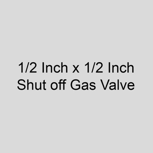  Modine 32473 5H75516 1/2 Inch x 1/2 Inch Shut off Gas Valve, 50 PSI 