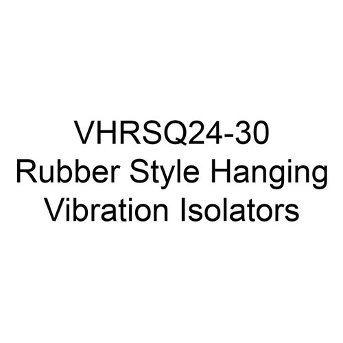  Soler And Palau VHRSQ24-30 Hanging Vibration Isolator, Rubber 