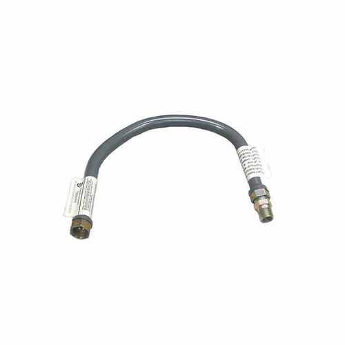  Re-Verber-Ray FC-24PVC 24 Inch x 1/2 Inch Stainless Steel Gas Flex Connector With PVC Coating 