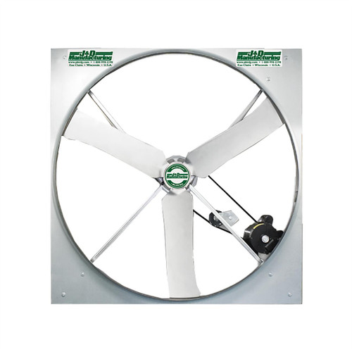  J&D Manufacturing VPX50GV31011 50 Inch Panel Fan, 22,300 CFM, Belt Drive, 115/230V/1Ph 