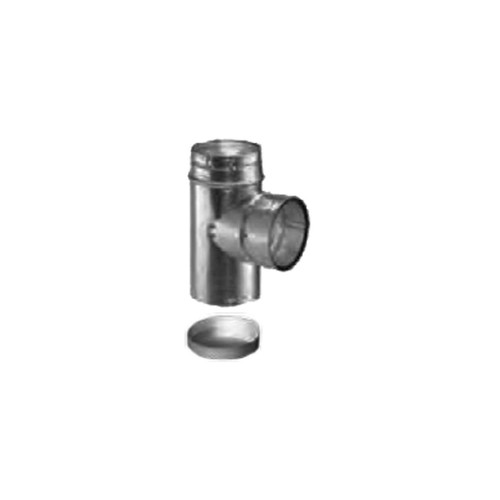  Re-Verber-Ray BVT-6 6 Inch Double Wall B-Vent Tee With Clean-Out 