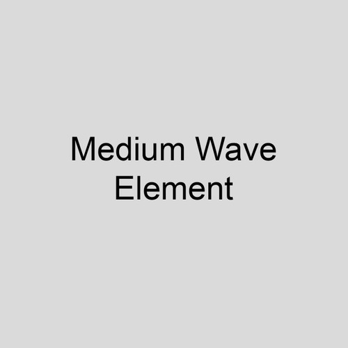  Re-Verber-Ray EL-MW-G46 46 Inch Long Medium Wave Element, 480V, 2000W 