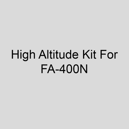  Re-Verber-Ray HKP-53-12 High Altitude Kit For FA-400N, Propane, Installed At Elevations Between 4501-7000 Ft. 