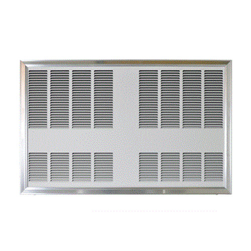  Markel K3346-BMS-W Heavy Duty Fan Forced Electric Wall Heater, With Relay Only, 6000 Watts, 240V/3PH, White Color 