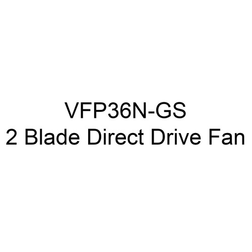  J&D Manufacturing VFP36N-GS 36 Inch Fiberglass Exhaust Fan, Poly Shutter, 7,503 CFM, Direct Drive, 115/230V/1Ph 