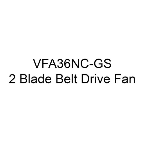 J&D Manufacturing VFA36NC-GS 36 Inch Fiberglass Exhaust Fan With Cone, 9,100 CFM, Aluminum Shutter, Direct Drive, 115/230V/1Ph 