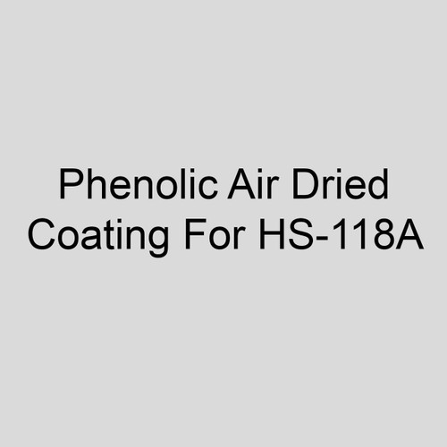  Sterling V1 Factory Applied Phenolic Air Dried Coating For HS-118A 