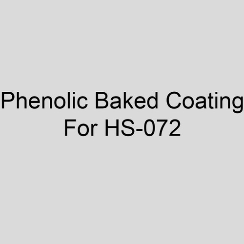  Sterling V2 Factory Applied Phenolic Baked Coating For HS-072 