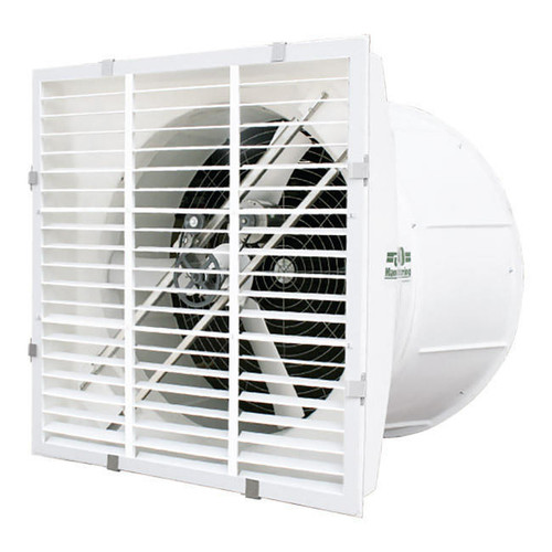  J&D Manufacturing VSA55G3C21-SL 55 Inch Exhaust Fan, Aluminum Shutter, 27,546 CFM, Belt Drive, 115/208-230V/1Ph 