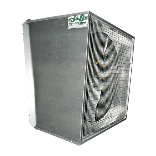  J&D Manufacturing VNS42S2 42 Inch Exhaust Fan, 18,279 CFM, Belt Drive, 230V/1Ph 