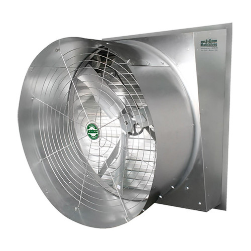  J&D Manufacturing VFS24CS 24 Inch Exhaust Fan With Cone, 4,784 CFM, Direct Drive, 115/230V/1Ph 