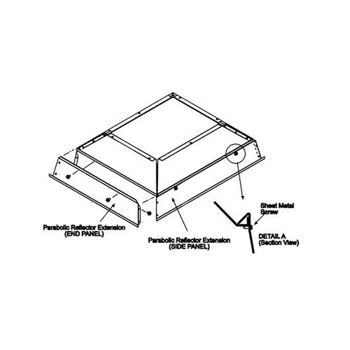  Sterling 1143822010 Parabolic Reflector Extension Kit 