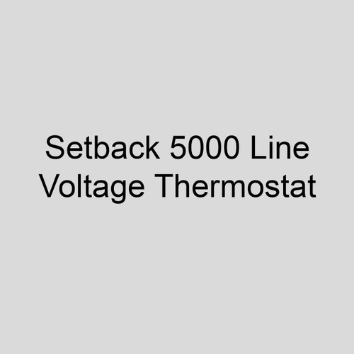  Sterling 1143240050 Setback 5000 Line Voltage Thermostat 