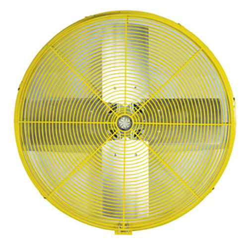  TPI HDH-24-JR 24 Inch Industrial Assembled Super Duty Fan, Yellow, 5600 CFM, 120V/1Ph 