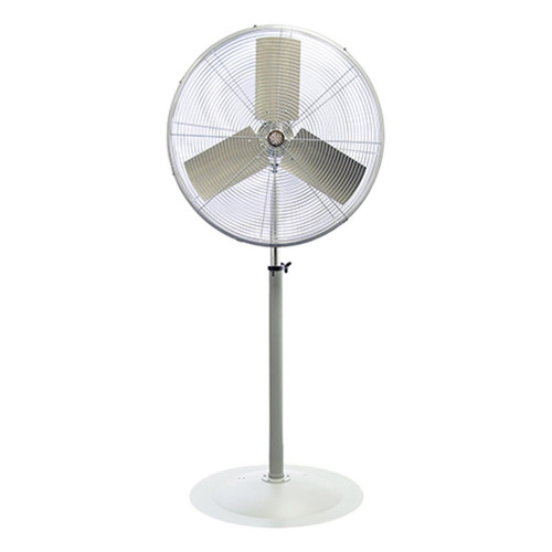  TPI UHP-30-P 30 Inch Industrial Unassembled Pedestal Mounted High Performance Fan, Gray, 5400 CFM, 120V/1Ph 