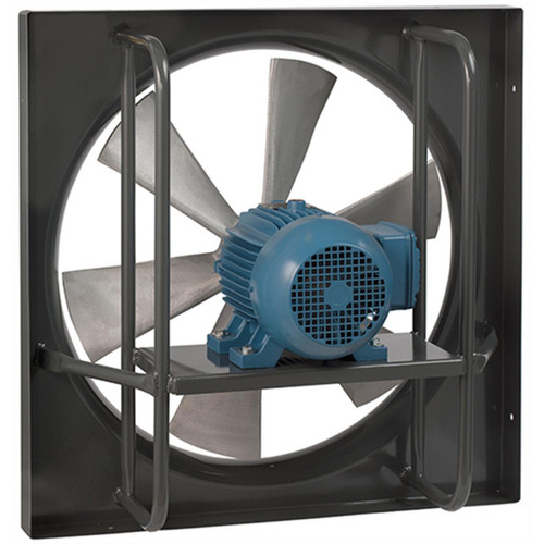  TPI EHD24-1-4-1-TEC 24 Inch Direct Drive Heavy Duty Exhaust Fan, 1/4 HP, Enclosed Motor, 5200 CFM, 115/230V/1Ph 