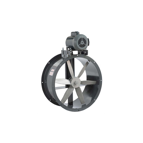  TPI TXB12-1-4-TEC Belt Drive Tubeaxial Duct Fan, .25 HP, Enclosed Motor, 1444 CFM, 115/230V/1Ph 