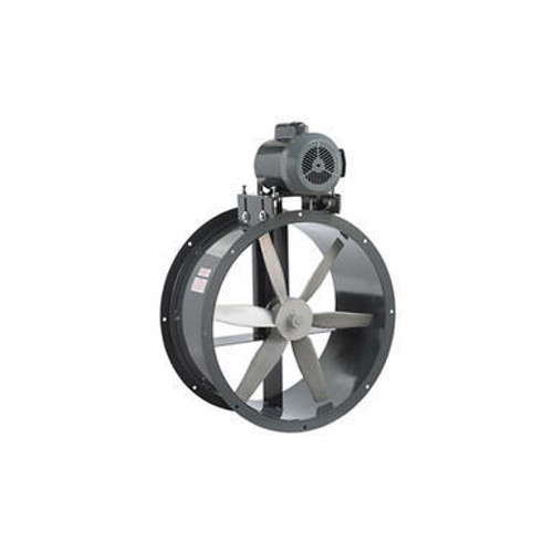  TPI TXB27-3-4-3-TEC Belt Drive Tubeaxial Duct Fan, .75 HP, Explosion Proof Motor, 8330 CFM, 230/460V/3Ph 