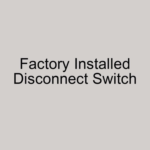  Markel Factory Installed HLA-D Disconnect Switch 