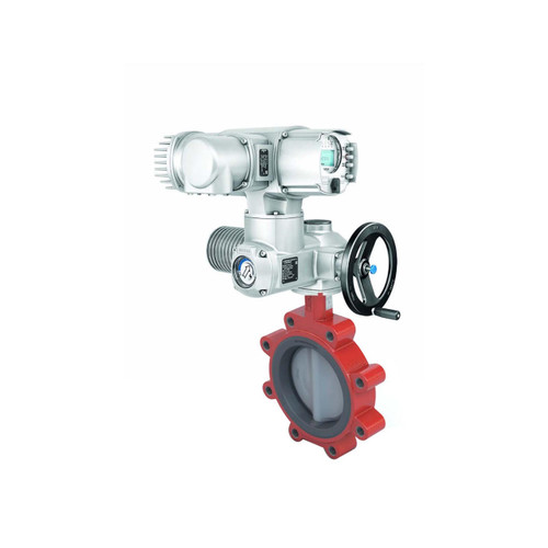 Bray Commercial Bray 3LSE-20S31/AU-4068 Butterfly Valve, 3 Way, Flow Configuration 1, 20 Inch, Stainless Disc, 150 PSI, 120 VAC Non-Spring Return Actuator, On-Off Control 